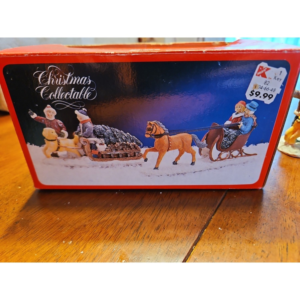 Vintage Christmas Village Figurines